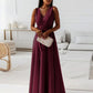 Variant image for Elegant V-Neck Women's Dress, Flattering Knee-Length Cocktail Dress for Formal and Casual Occasions, Breathable Fabric-11