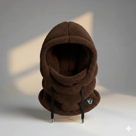Full-Face Fleece Balaclava with Drawstring – Warm & Cozy Balaclava Hood