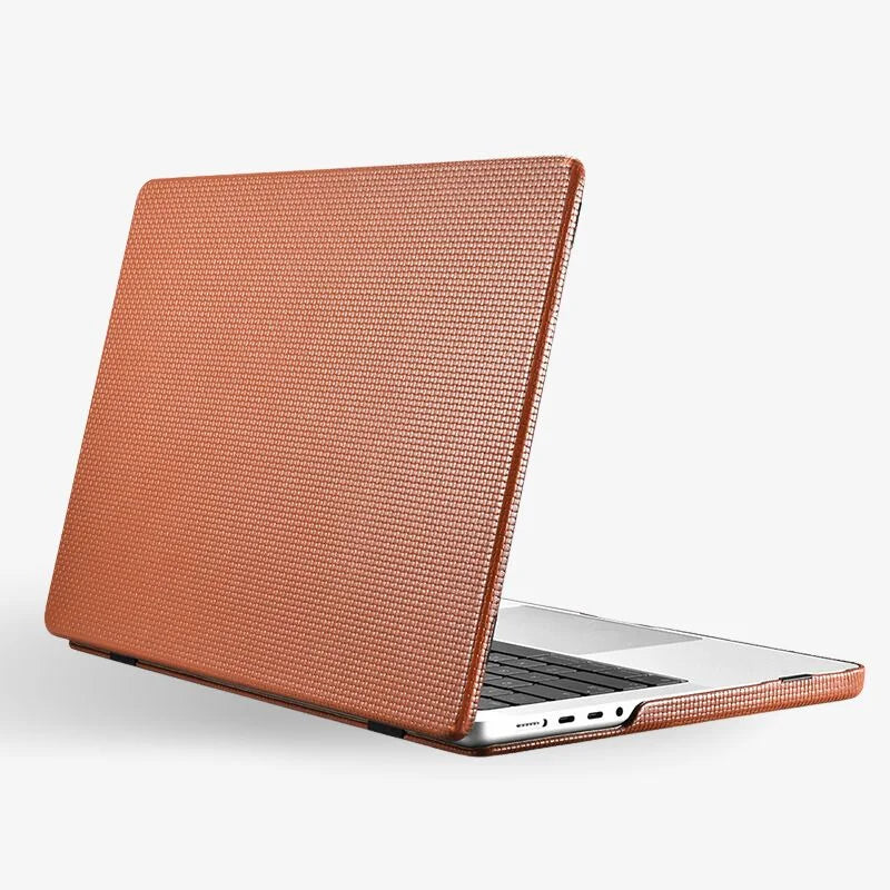 Pro MacBook Leather Case 14 16 Inch Textured Slim Shell