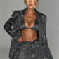 Glitzerndes Damen Set – glamouröses Design, hochwertige Stoffe, für besondere Anlässe 1