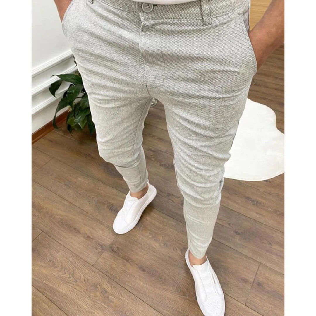 Stylish Men's Summer Pants in Comfortable Polyester, Relaxed Fit, Multiple Colors, Perfect for Casual Wear-4