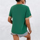 Elegant Women's Loose-Fit T-Shirt in Breathable Polyester, Versatile Casual Tee for All Occasions-4