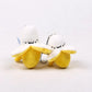 7cm Cute Banana Plush Toy Keychain Pendant, Plush Stuffed Animal with Random Facial Expression, Adorable Plushies Accessory