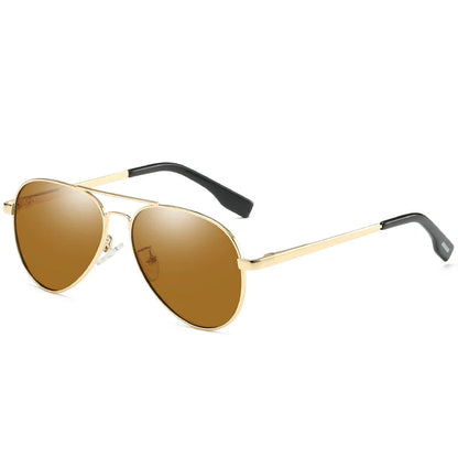 Aviation Sunglasses for Compact Face Retro Male Pilot UV400