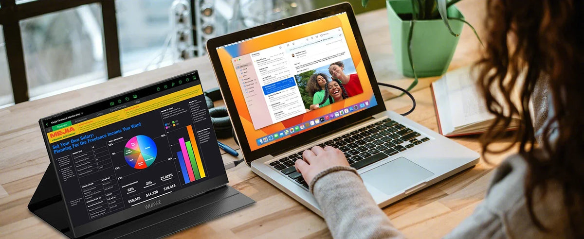 15.6 Inch Travel-Friendly Monitor USB C HDMI HDR Travel Screen