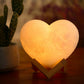 3D Moon Lamp Heart Shape Night Light USB Battery-Powered Remote Controlled Romantic Decor Fall 2025 Gift