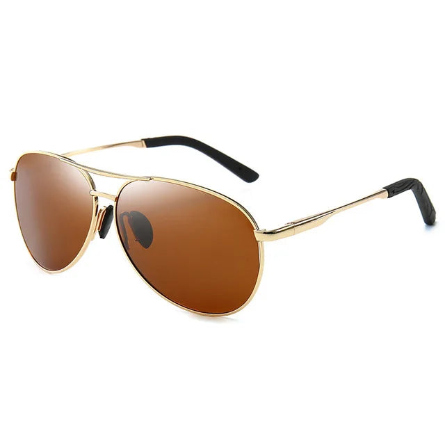 Metal Aviation Frame Color Changing Sunglasses for Men, Pilot Day Night Vision Driving