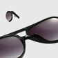 Pilot Retro Sunglasses Unisex Fashion Polarized Shades Gradient Color Outdoor Wear