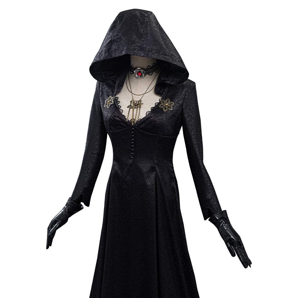 Vampire Lady Cosplay Costume from Evil Village - Top-Grade Quality Outfit for Halloween, Conventions, and Themed Parties