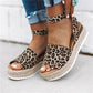 Women's Faux Suede Platform Sandals with Adjustable Ankle Straps, Open Toe, 2 Espadrille Height-5