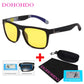 Sunglasses Polarized Night Vision Unisex Square Frame UV400 Anti Glare Driving Glasses Fall 2025 Trend