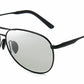 Metal Aviation Frame Color Changing Sunglasses for Men, Pilot Day Night Vision Driving