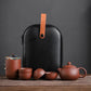 Tea Kit Purple Sand Travel-Friendly Gaiwan Travel Tea Ceremony Kit Fall 2025 Yixing Clay Outdoor Gift