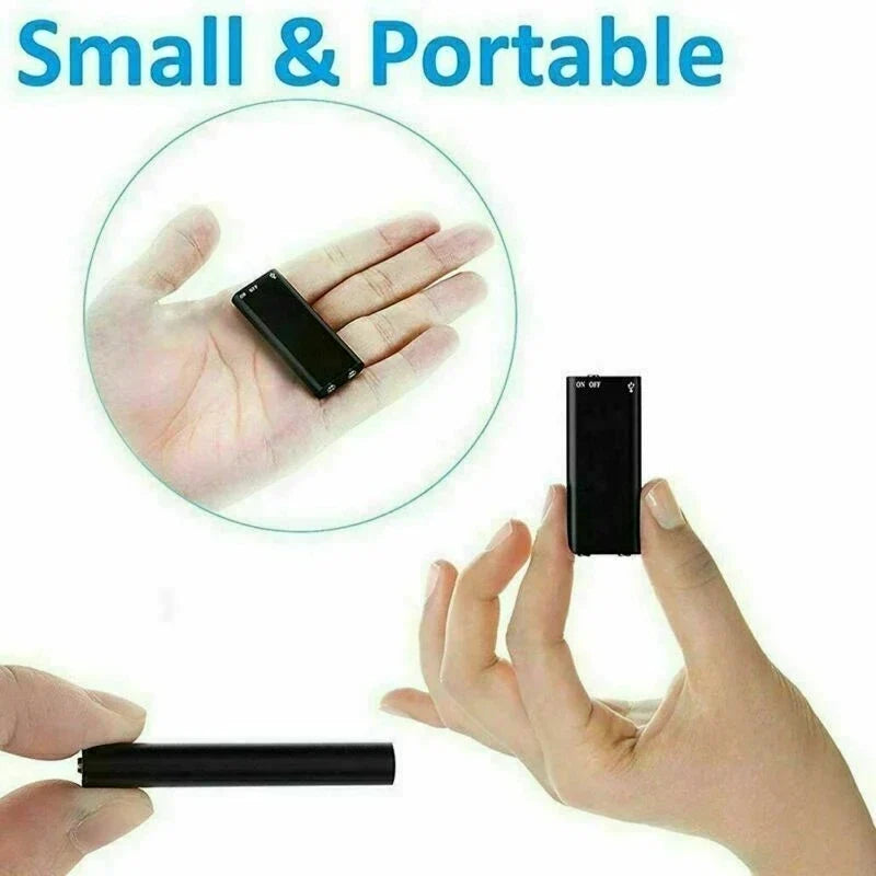 Voice Recorder Ultra Thin Mini Digital Dictaphone Travel-Friendly