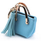 Free 1+1 Birkin Inspired Mini Hand Bag - PU Leather Coin Bag Charm Keychain