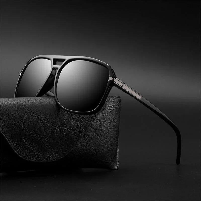 Timeless Pilot Vintage Polarized Sunglasses for Men UV400 Retro Shades