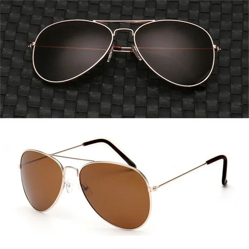 Double 2025 Bridge Aviation Sunglasses for Women - UV400 Alloy Frame Mirror Glasses