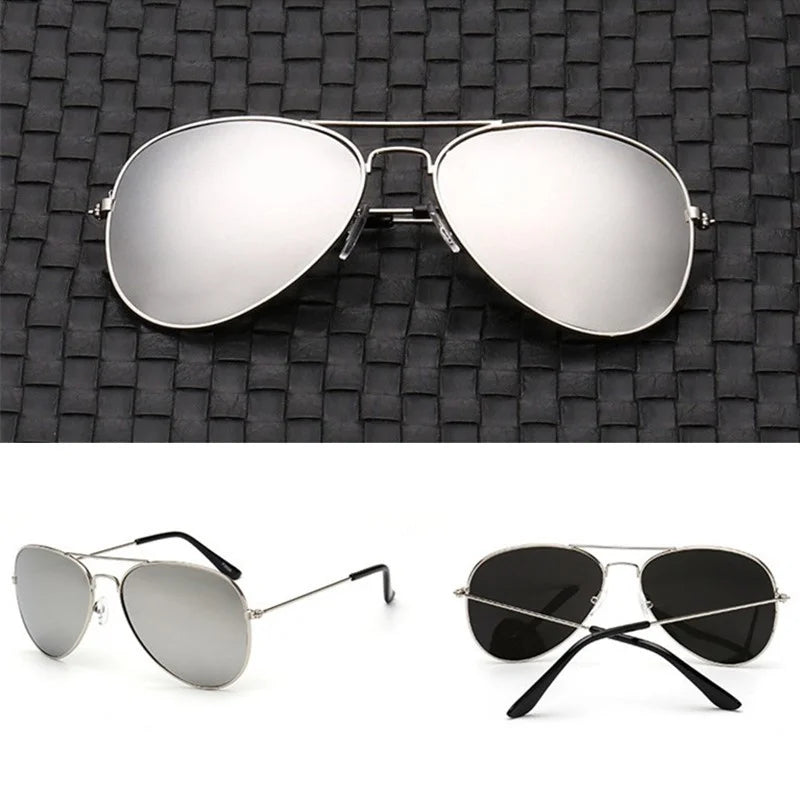 Double 2025 Bridge Aviation Sunglasses for Women - UV400 Alloy Frame Mirror Glasses