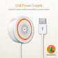 Tuya Zigbee Smart Siren Alarm with Strobe Alerts USB Power Supply for Household Security