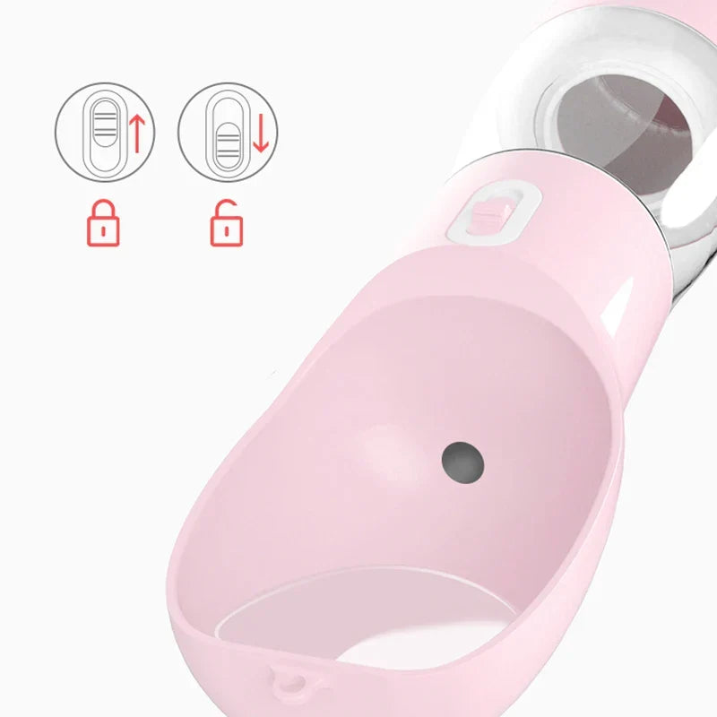 Dog Water Bottle Travel-Friendly Travel Bowl Hands-Free Pet Drinking Bottle Fall 2025 Leakproof Hydration