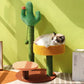 Tree Cat Cactus Style Sisal Tower Three Tier Scratching Post Cat Condo Fall 2025 Cozy Perches Gift