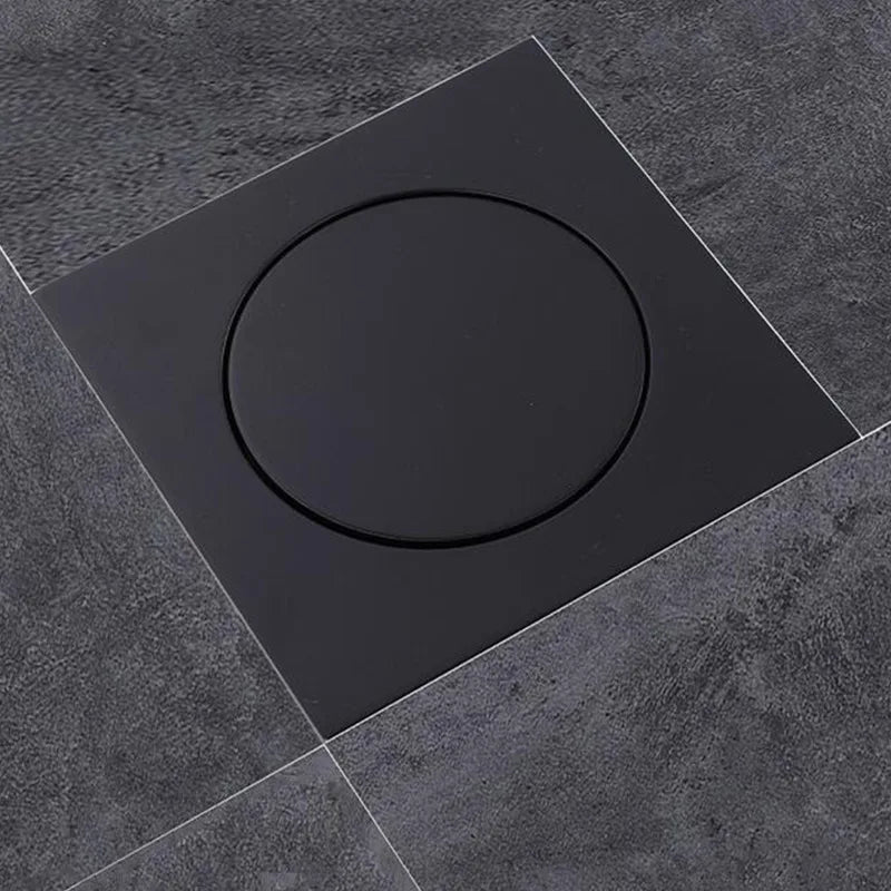 Floor2026 Edition Drain Brass Deodorizing Square Shower Drain Grate Cover 10x10 cm for Contemporary Bathroom Upgrade