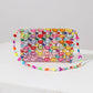 Bag Beaded Heart Bead Mini Shoulder Bag Handwoven Jelly Colorful Purse Summer 2025 Trendy Gift Accessory