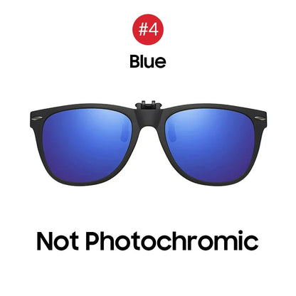 Sunglasses Photochromic Flip-Up Clip-On Polarized Lenses for Driving Summer 2026 Trend Gift Idea