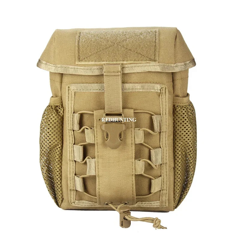 Dump2025 Edition Pouch Tactical Bag Outdoor Utility Pouch Water-Resistant Folding Molle Hiking Gear Fall