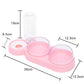 Raised Pet Feeding Station Tilted 3-Bowl Design With 500ML Water Bottle Fall 2025 Comfort-Grip Spine Protection