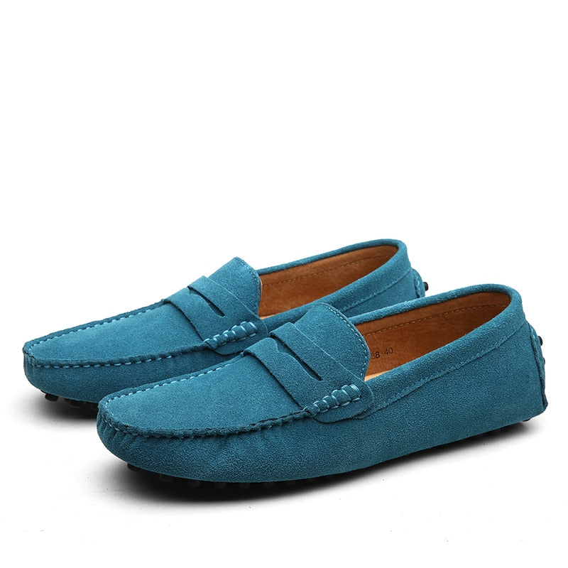 Variant image for Men's Suede Loafers - Comfortable Casual Penny Loafers for Versatile Outfits in Black and More-31