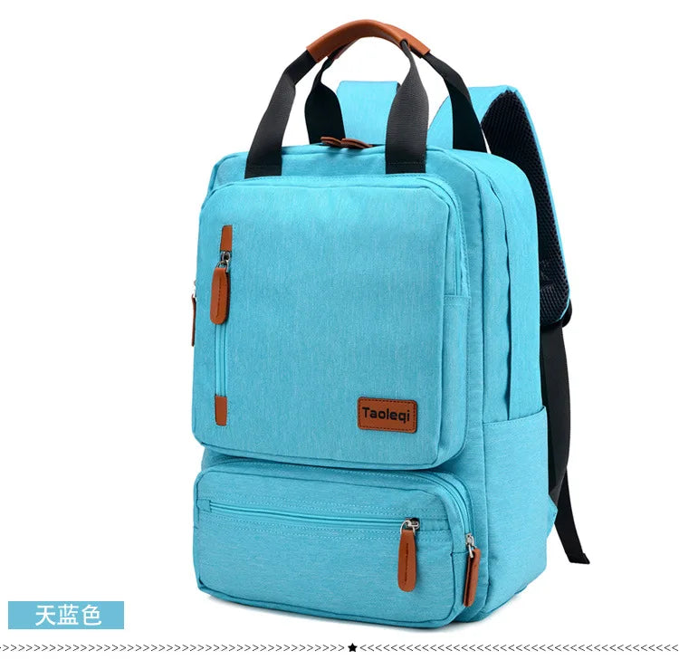 Laptop Canvas Backpack 20-35L Large Capacity Rucksack Travel School Bag Back To School 2025 Organized Water Resistant
