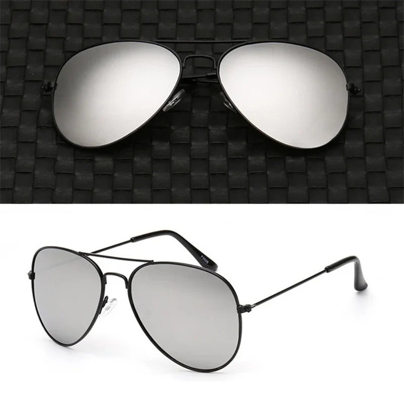 Double 2025 Bridge Aviation Sunglasses for Women - UV400 Alloy Frame Mirror Glasses