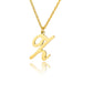 Gold Personalized Initial Necklace - Elegant Minimalist Gift for Women, Weddings & Anniversaries
