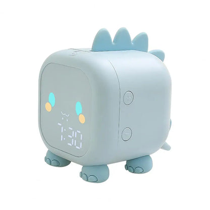 Alarm Kids Clock Dinosaur LED Clock With Temperature Display Voice Control Sleep Trainer Back to School 2025 Cute Gift