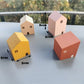 Wooden Building Blocks Pastel Scandinavian Stacking Play Kit Fall 2025 Eco Friendly Imaginative Play Gift