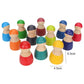Rainbow Wooden Blocks Montessori Stacking Toys Wood Building Blocks Back to School 2025 Educational STEM Gift