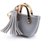 Free 1+1 Birkin Inspired Mini Hand Bag - PU Leather Coin Bag Charm Keychain