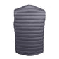 Light Men's Down Vest - Short Quilted, Nylon Layering