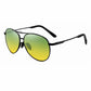 Metal Aviation Frame Color Changing Sunglasses for Men, Pilot Day Night Vision Driving