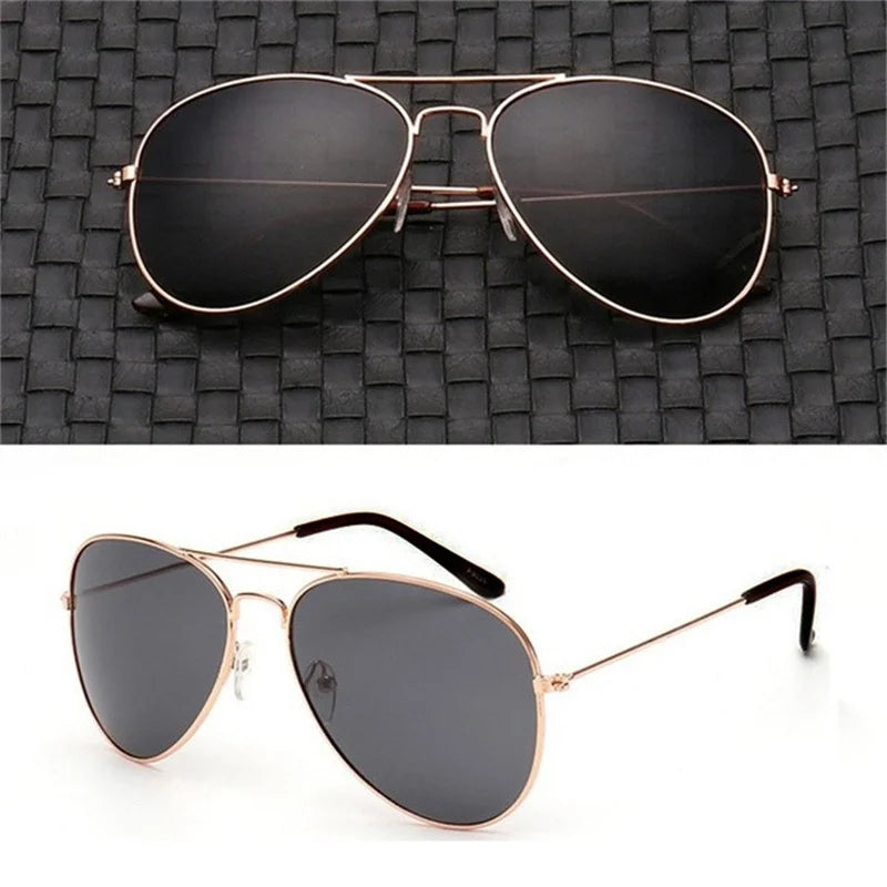 Double 2025 Bridge Aviation Sunglasses for Women - UV400 Alloy Frame Mirror Glasses