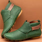Stylish Black Ankle Boots for Women, Lightweight Anti-Slip Booties with Comfortable Fit and Elastic Lace-Up Closure-4