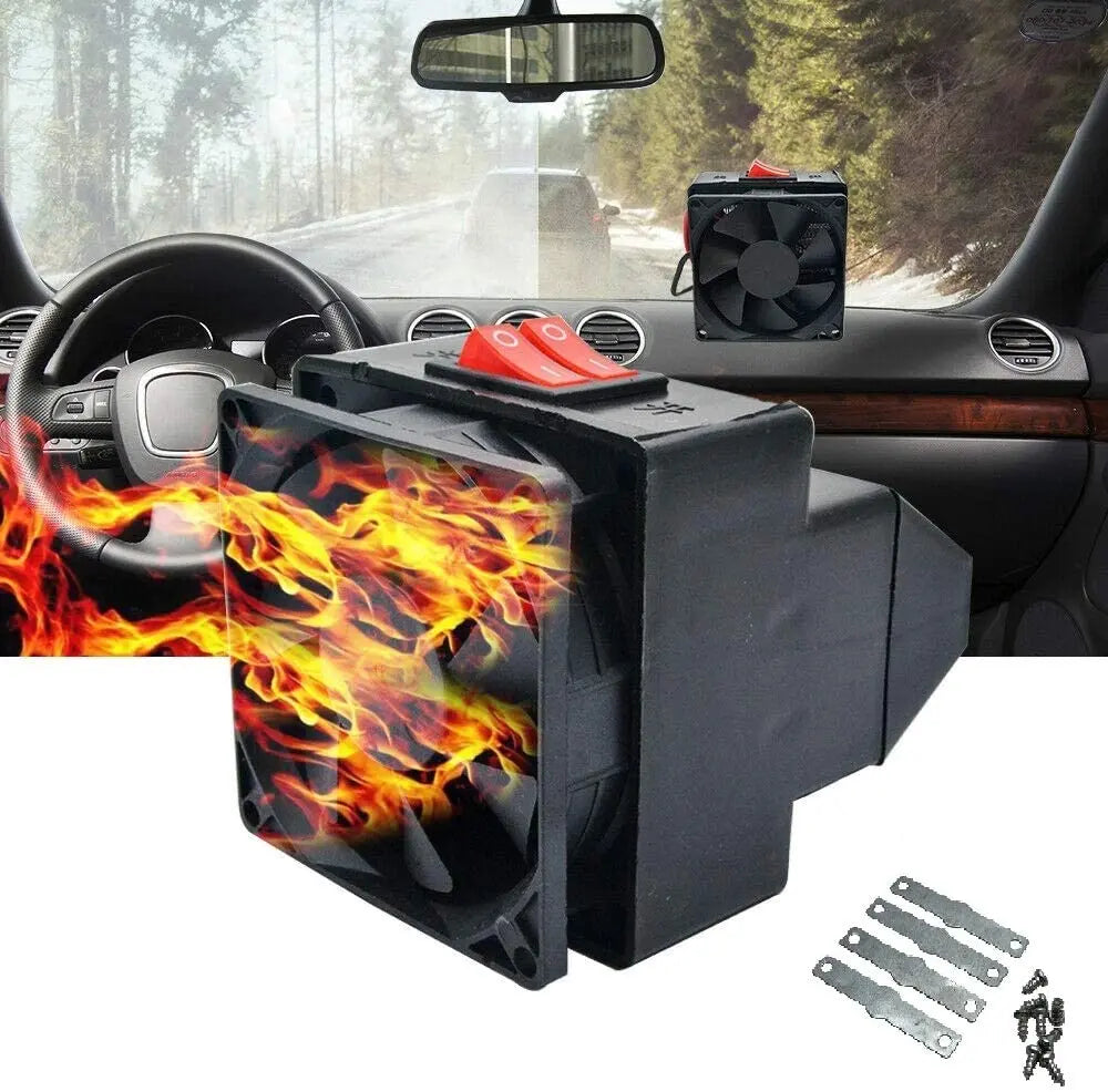 Car Heater Travel-Friendly Defroster Winter 2025 Season Clear Windows For Fast Defrost And Warm Cabin