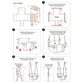 Swing Baby Canvas Seat Infant Hanging Swing 0-12 Months Wooden Rope Nursery Fall 2025 Safe Seat Belt