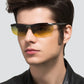Sunglasses Photochromic Polarized UV400 Rimless Driving Glasses, Day Night Vision, Light Frame VT2173