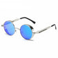 Steampunk Metal Sunglasses for Men Women Vintage Round Glasses Fashion High Quality Oculos de Sol