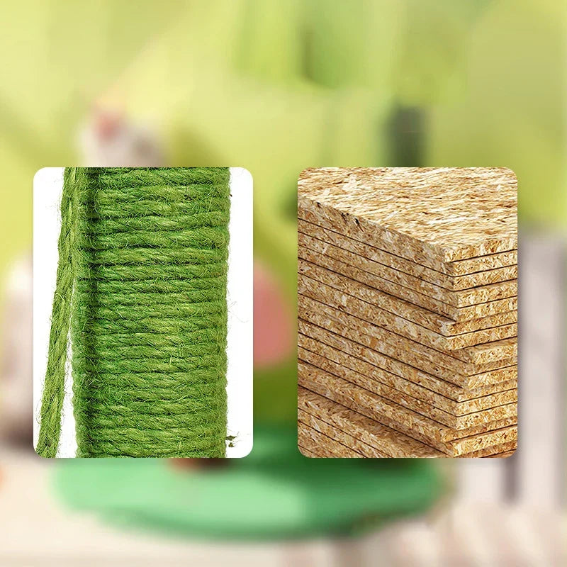 Tree Cat Cactus Style Sisal Tower Three Tier Scratching Post Cat Condo Fall 2025 Cozy Perches Gift