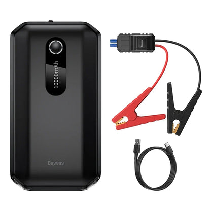 Jump Car Starter 1000A Emergency Booster Power Bank 12V Road Trip Ready For Emergencies
