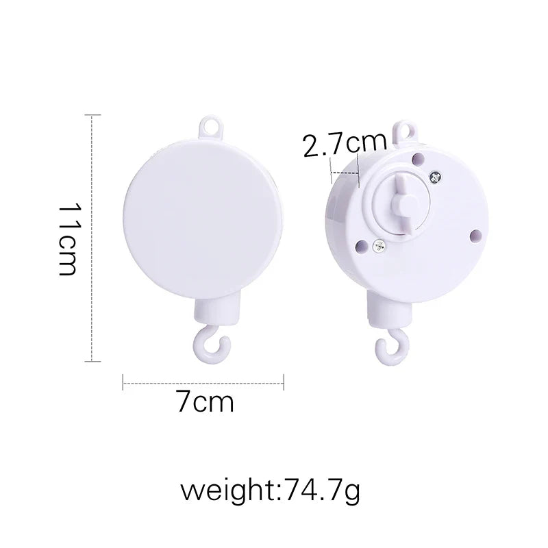 Crib Baby Mobile Wooden Nursery Newborn Sensory Toys