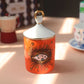 Candle Holder Starry Sky Big Eye Ceramic Jar Household Decor Fall 2025 Aromatherapy Scented Gift